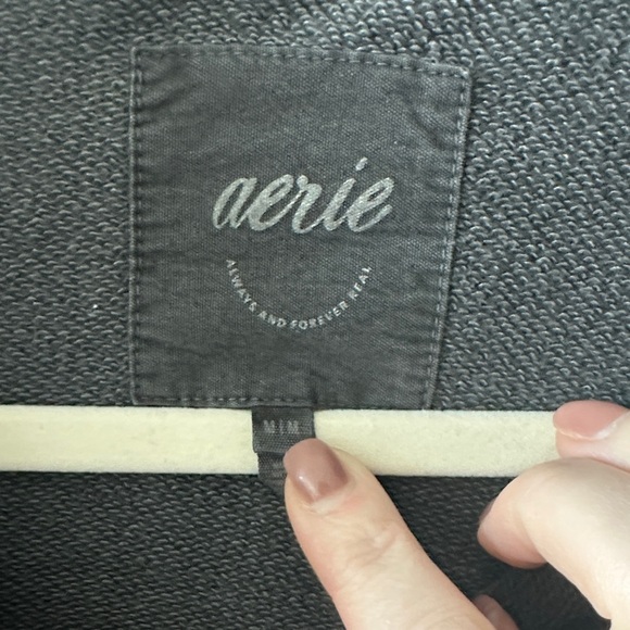 Aerie Charcoal Knit Sweater - Picture 2 of 7